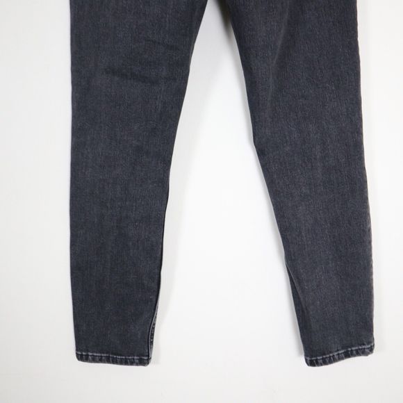 Everlane Size 28 Ankle High Rise Jeans Stretch Denim Gray Skinny Leg - Picture 9 of 9